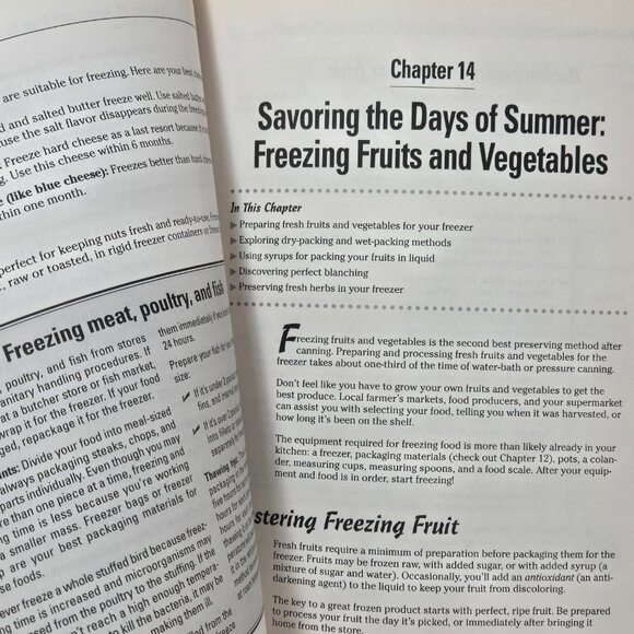 Vintage 2003 Canning and Preserving for Dummies Cookbook Reference Book - Picture 10 of 16